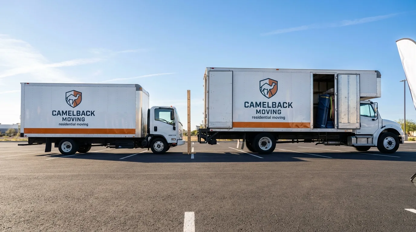 Moving truck size capacity guide in East Machias